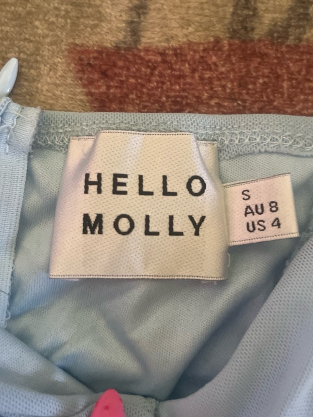Hello Molly Pastel Blue Women's Top